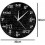 Black Math Wall Clock Clock Living Room Bedroom 4