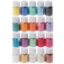 20 Colors Mica Powder Epoxy Resin Dye Pearl Pigment Natural Mica Mineral Powder