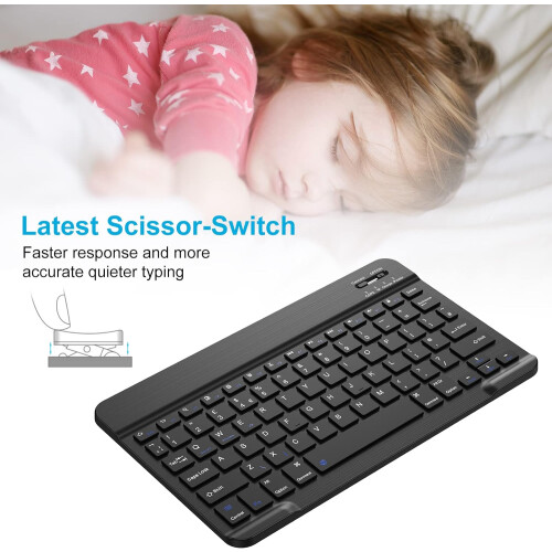Clavier Bluetooth, clavier sans fil ultra-mince 1
