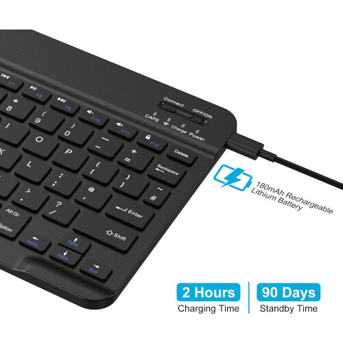 Clavier Bluetooth, clavier sans fil ultra-mince 2