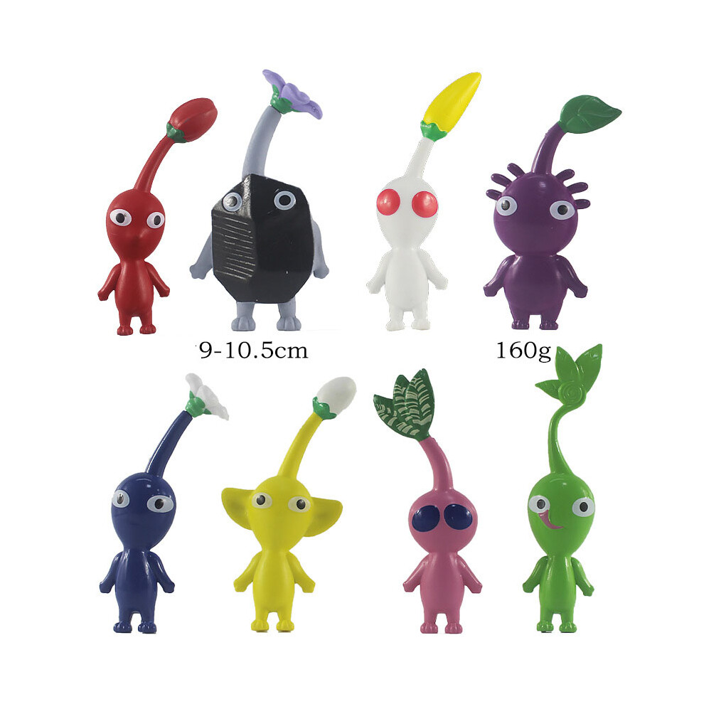 (8PCS/SET (A)) 8PCS/SET Pikmin Action Figures Model Kids Toys UK