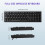 2.4G Wireless Keyboard, Full-Size Layout, USB Computer Keyboard 3