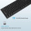 2.4G Wireless Keyboard, Full-Size Layout, USB Computer Keyboard 5