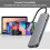 macbook adapter multiport, 6 in 1 USB C HUB Adapter 8
