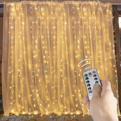 6x3m Remote Led String Lights Curtain Lights 2