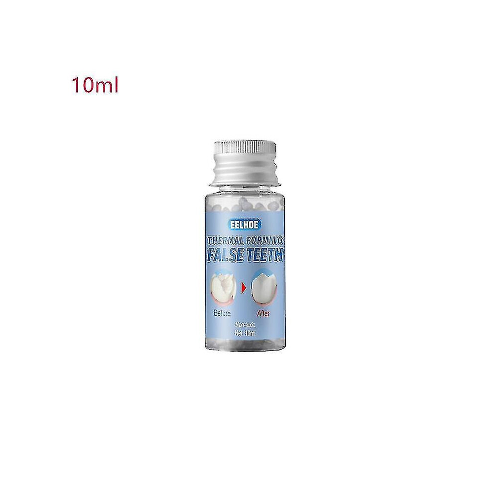 (10ml) Eelhoe False Teeth Solid Glue Temporary Tooth Repair Kit Moldable Thermal Fitting
