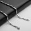 Stainless steel necklace men's chain diamond chain 1