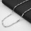 Stainless steel necklace men's chain diamond chain 2