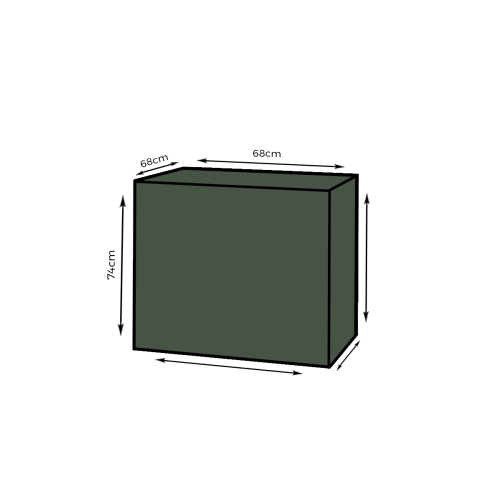 Yuzet Yuzet XT Square / Trolley BBQ Cover 68cm x 68cm x 74cm (H)100% Waterproof 1