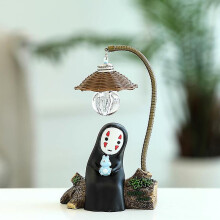 Spirited Away No Face Man Night Light Chi Chihiro Table Desk Lamp Miyazaki Hayao Anime Kaonashi Kids Gift
