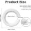 E27 To E14 Lampshade Reducer Ring, 2 Pack Lamp Shade Adapter Rings 3