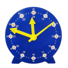 Wealth Learning Clock For Kids, Student Learning Clocks Teaching Time 24 Hours Geared Clock