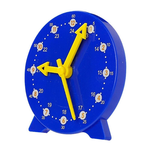 Wealth Learning Clock For Kids, Student Learning Clocks Teaching Time 24 Hours Geared Clock 2