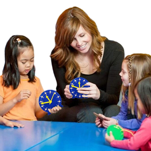 Wealth Learning Clock For Kids, Student Learning Clocks Teaching Time 24 Hours Geared Clock 1