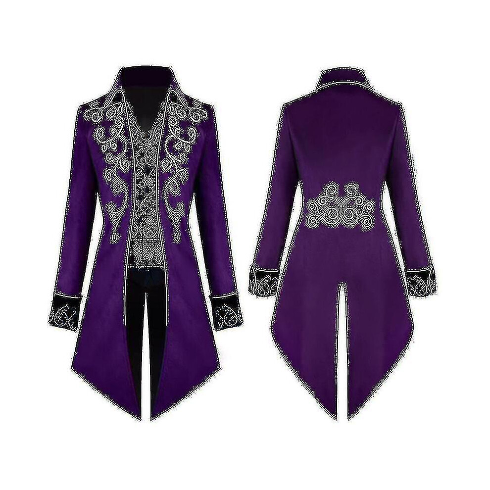 Medieval Steampunk Tailcoat Men's Steampunk Coat Victorian
