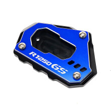 (kickstand pad-Blue) Slinx For Bmw R1250gs R1250 Gs R 1250 Gs Adventure R 1250gs Rallye Hp Motorcycle Accessories Side Stand Enlarger Kickstand Extension