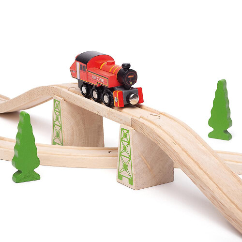 Bigjigs Toys Ivatt Engine - Red 1