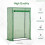 Outsunny Outsunny 100 x 50 x 150cm Greenhouse w/ Zipper Roll-up Door Outdoor Green 3