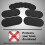 10pack Bass Drum Patch,pedal Patches And Drum Pads, Water Weather Durable And Strong Adhesive Drum 4