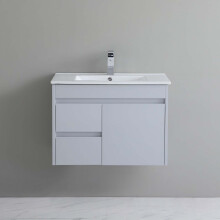 750mm Bathroom Vanity Unit & Basin Sink Wall Mounted 100% Waterproof Cabinet