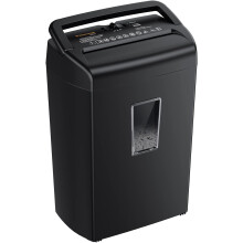 10-Sheet Home Shredder, Cross Cut Paper Shredder, Shred Credit Card/Staples/Clips, Small Office Shredder Machine with 21L Wastebasket