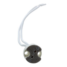 15 Pcs White Mr16 Gu5.3 Ceramic Base Socket Led Light Lamp Holder