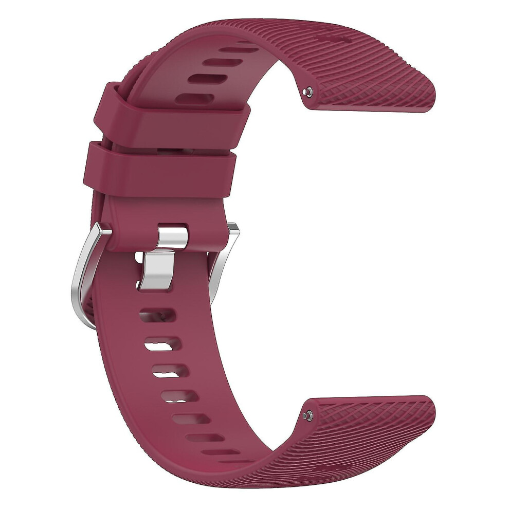 (Wine ) Silicone Watch Band For Garmin Forerunner 645 Music Red 9171363295240