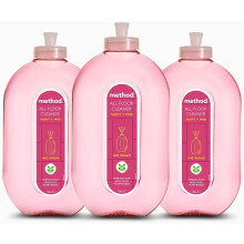 Method Floor Cleaner, Wild Rhubarb, 739 ml (Pack of 3)