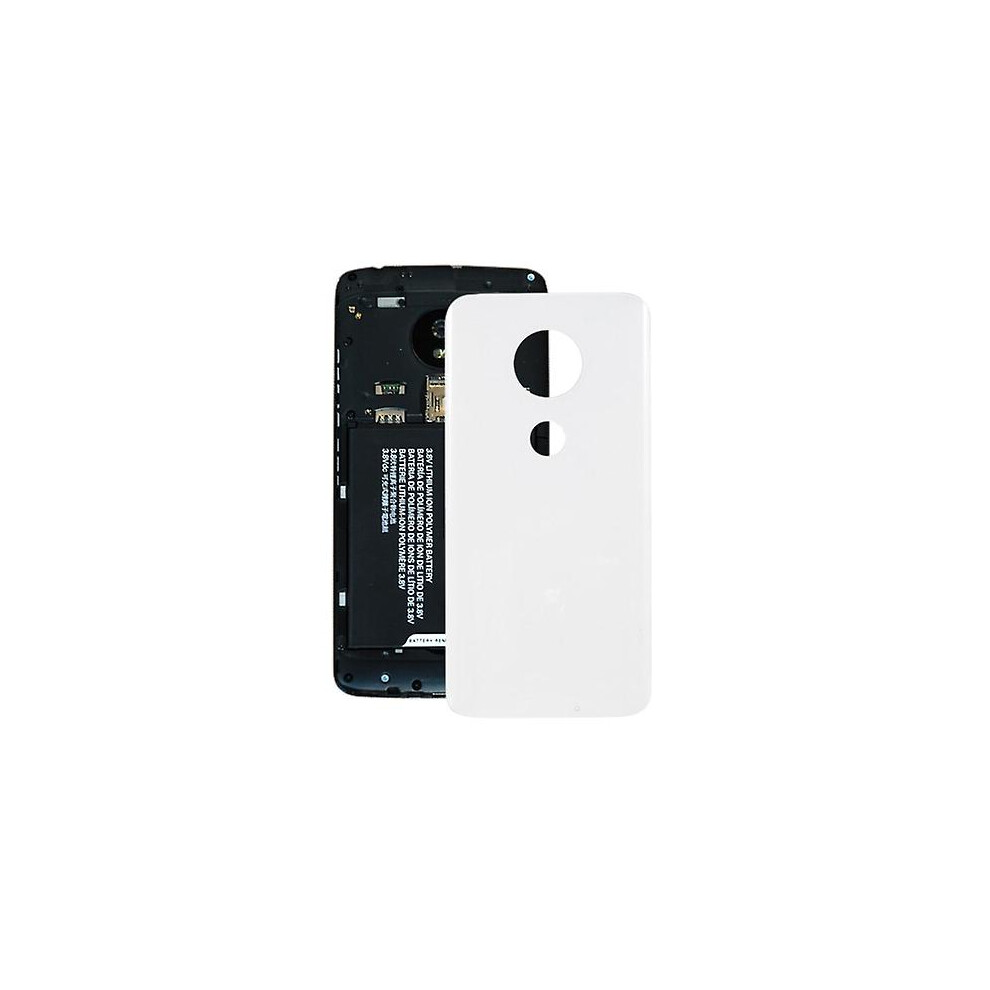(White) Battery Back Cover For Motorola Moto G7 White 9171363308131