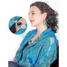 4 Pieces Vintage Sweater Shawl Clips Retro Cardigan Collar Clips Dress Shirt Brooch Clips For Women Girls Wearing, 4 Styles