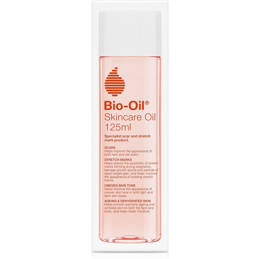 Bio-Oil Skincare Oil - Improve the Appearance of Scars, Stretch Marks and Skin Tone - 1 x 125 ml