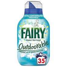 Fairy Outdoorable Fabric Conditioner 35 Washes, Ultra Concentrated Formula For Sensitive Skin And Dermatologically Tested - 100 Percent Recycled