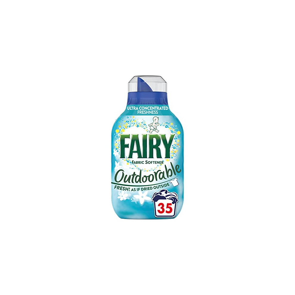 Fairy Outdoorable Fabric Conditioner 35 Washes, Ultra Concentrated Formula For Sensitive Skin And Dermatologically Tested - 100 Percent Recycled