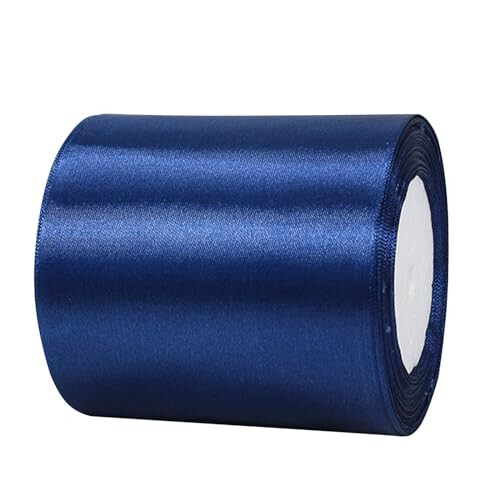 100mm Wide Thick Navy Blue Ribbon For Gift Wrapping,22m 4inch Large 