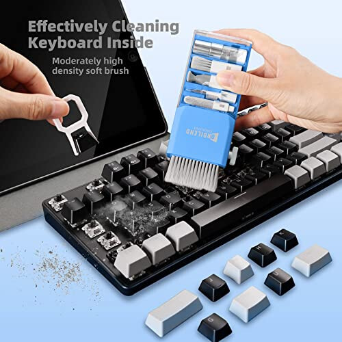 Laptop Screen Keyboard Cleaner Kit, Electronics Cleaning kit Tool for MacBook iPad iPhone Pro Cell Phone, Brush Tool for Tablet, Computer, PC 2
