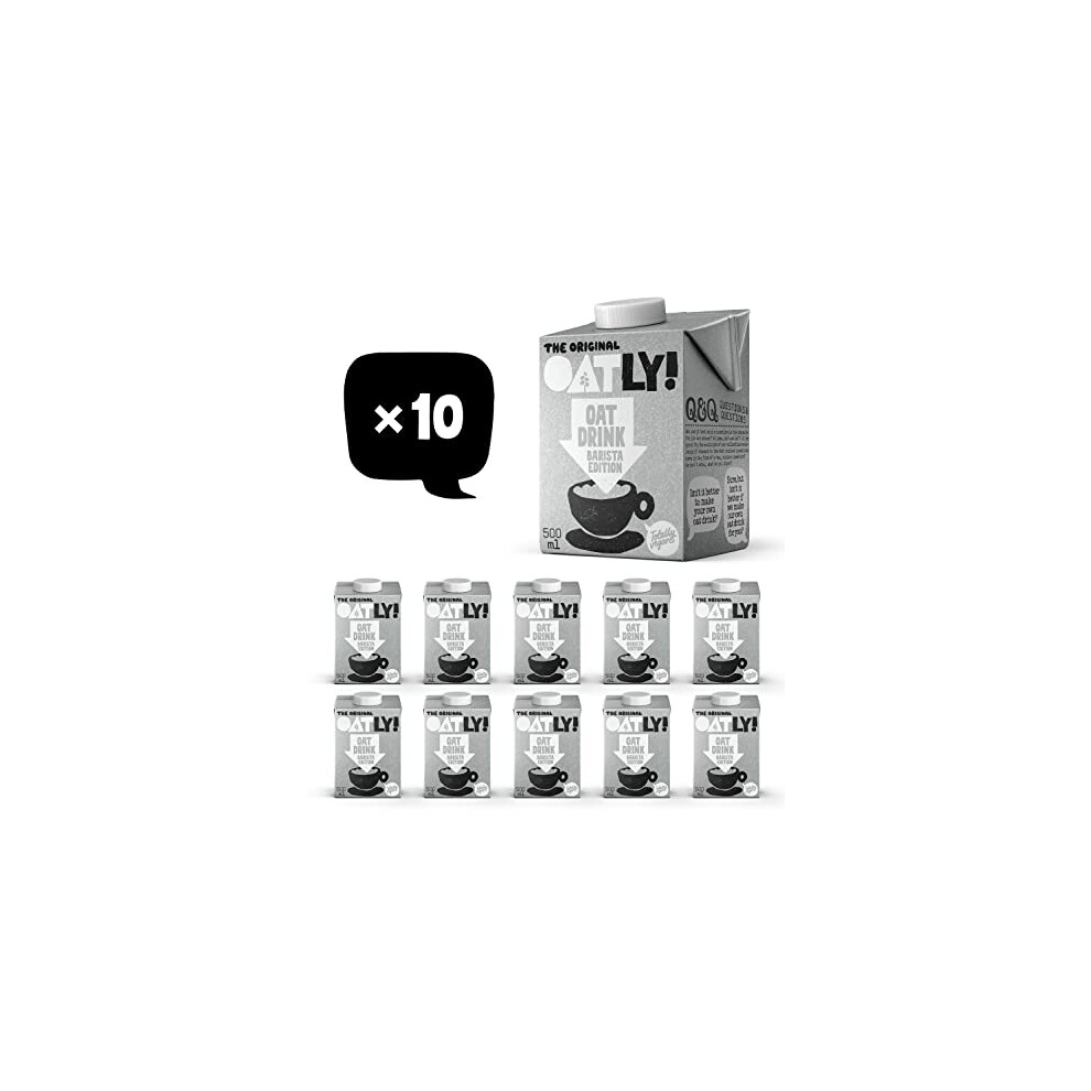 Oatly Oat Drink Barista Edition 500Ml (Pack Of 10)