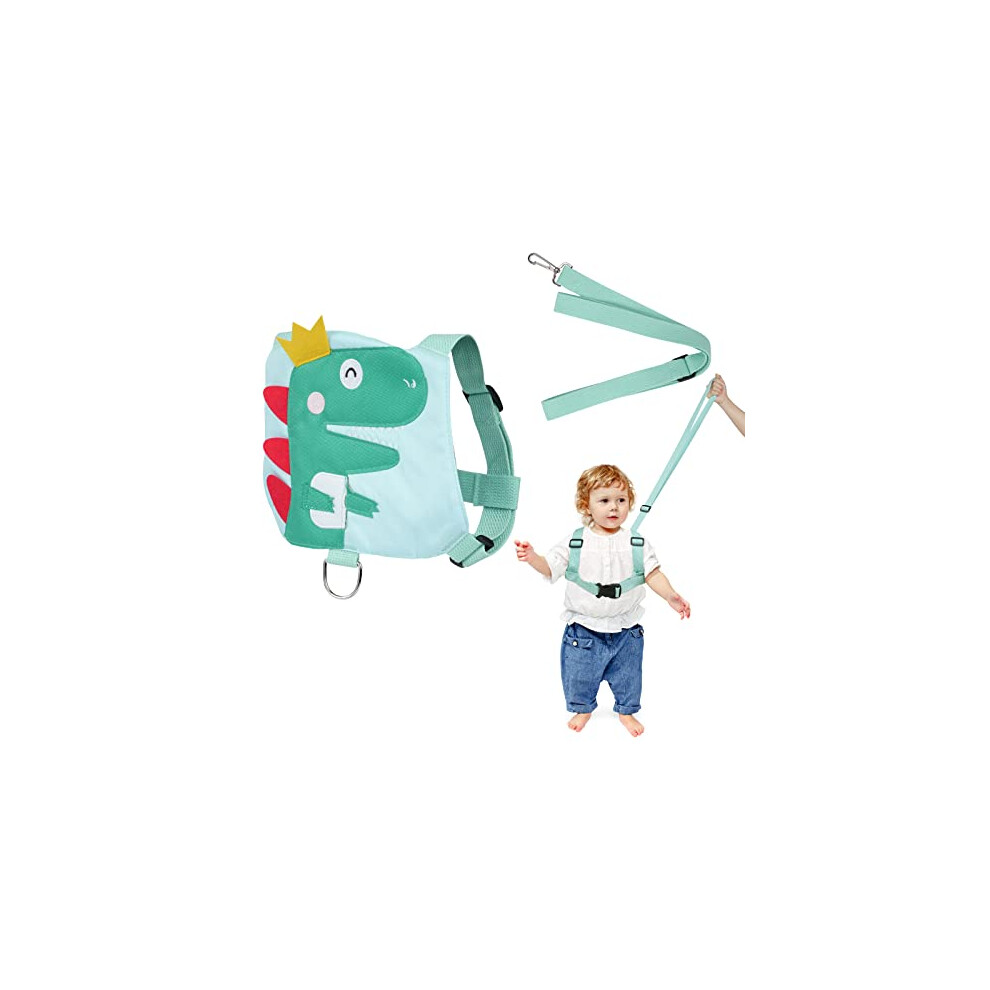 Baby Reins, Baby Walking Reins And Toddler Safety Harness, Dinosaur Baby Reins Safety Leash For Toddlers Boys And Girls (Green) Green Aomig