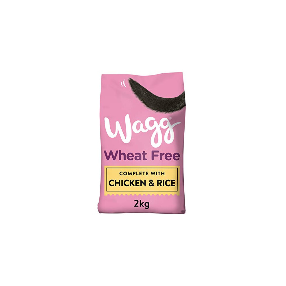 Wagg Complete Wheat Free Chicken Dry Dog Food 2kg, pack of 4