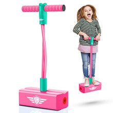 Toyzey Girls boys Toys Age 3 4 5 6 7 8 9 10 11 12, Foam Pogo Jumper Toys for 3-12 Year Old Girls boys Indoor Toys 3-12 Year Old Girls boys Gifts