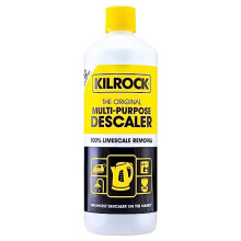 Kilrock Mega-K Multi-Purpose Descaler 1L (12 Doses) - Biodegradable & Phosphate-Free for Kettles, Shower Heads, Coffee Machines, Irons - MEGAK