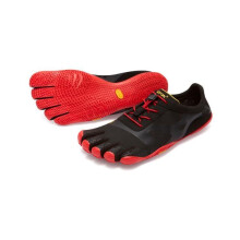 Chaussures d'entraînement Vibram KS Evo Five Fingers Barefoot MAX FEEL - Noir/Rouge