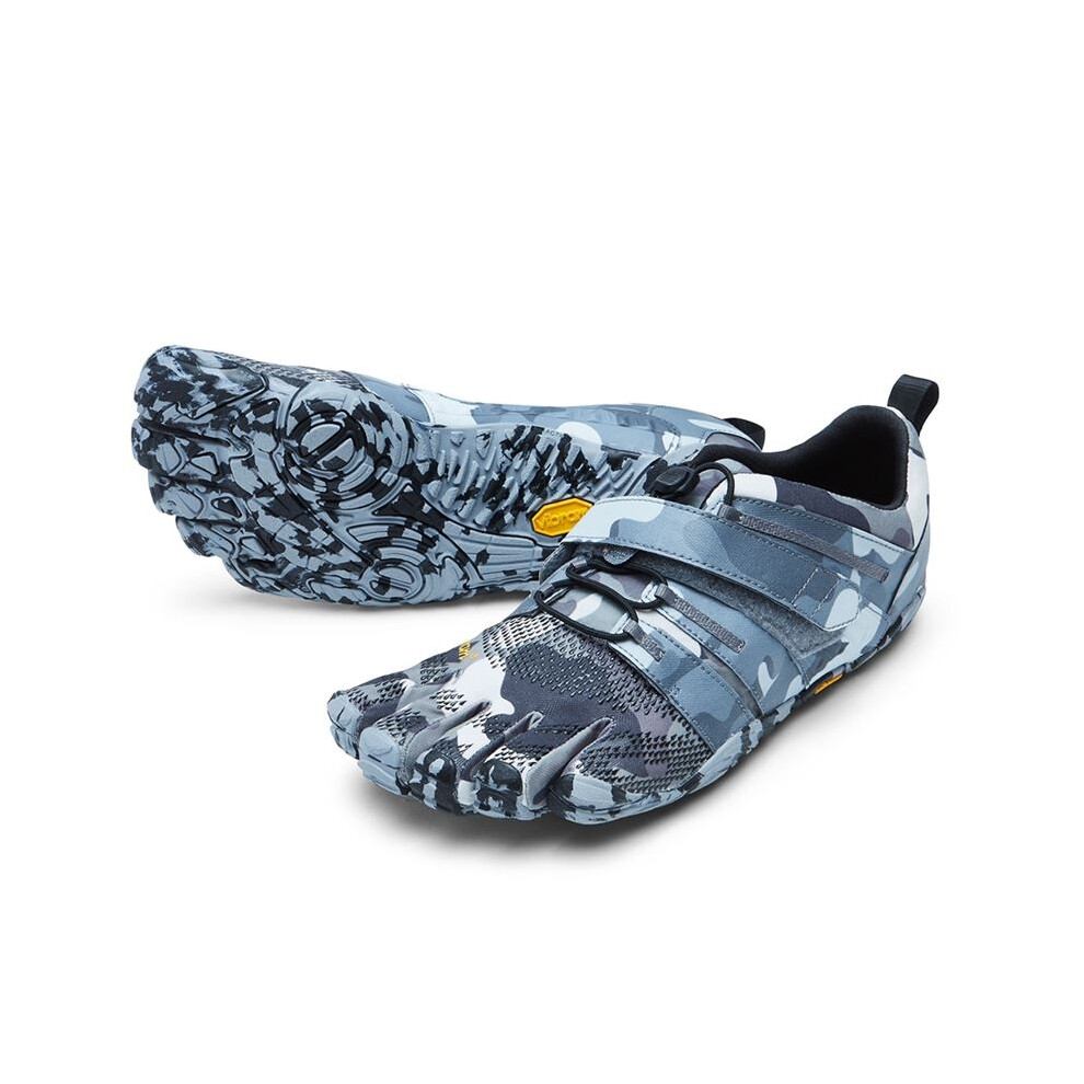 Vibram V-Train 2.0 Five Fingers Barefoot Feel Shoes Mens Trainers / Camo 47 Grey