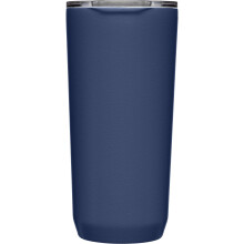 Bicchiere in acciaio inossidabile con isolamento sottovuoto CamelBak Horizon da 600 ml, coperchio a tre modalità, senza BPA, blu scuro