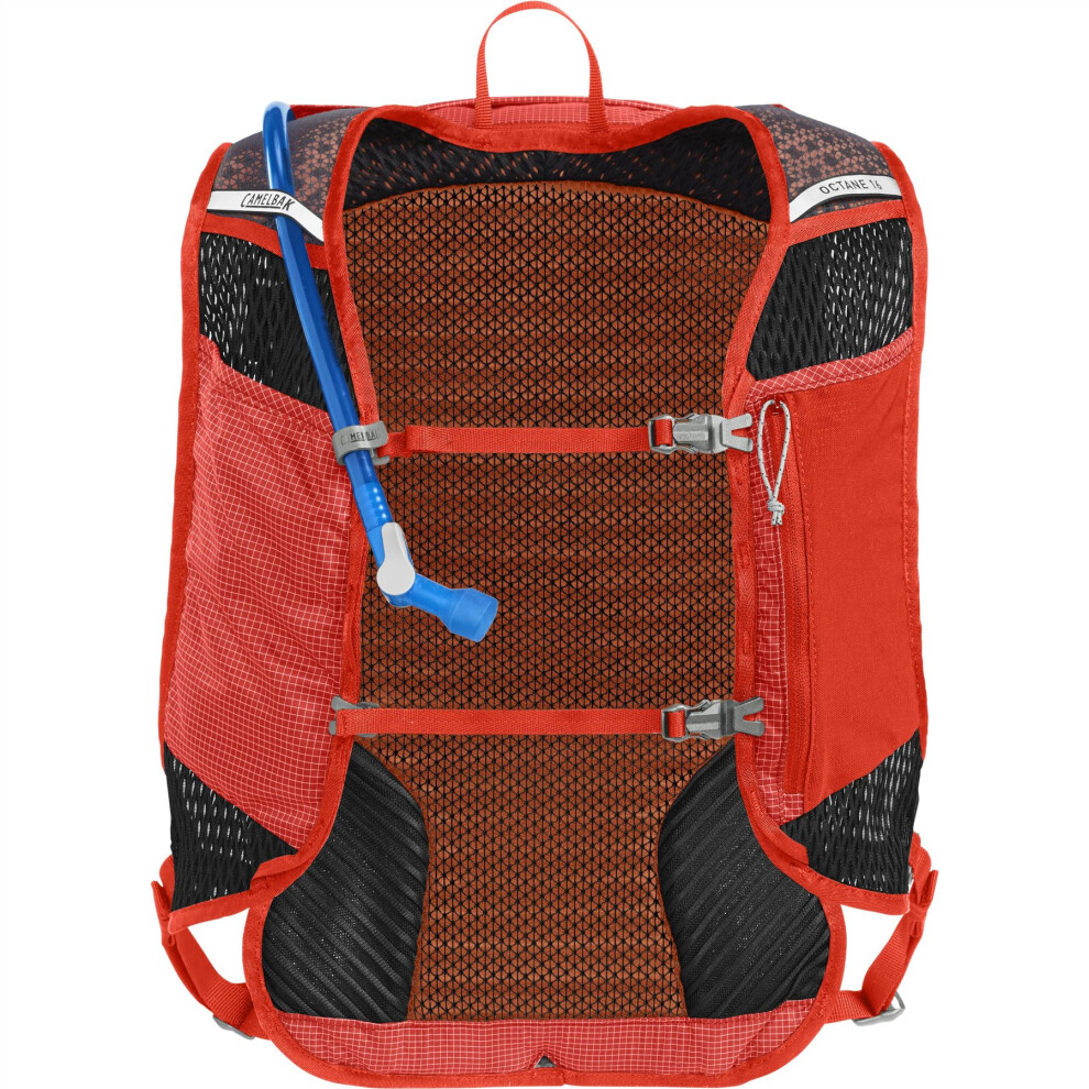 CamelBak Octane 16 Hydration Hiking Pack 14L Portable Water 2L Reservoir Red Poppy/Vapor Rucksack