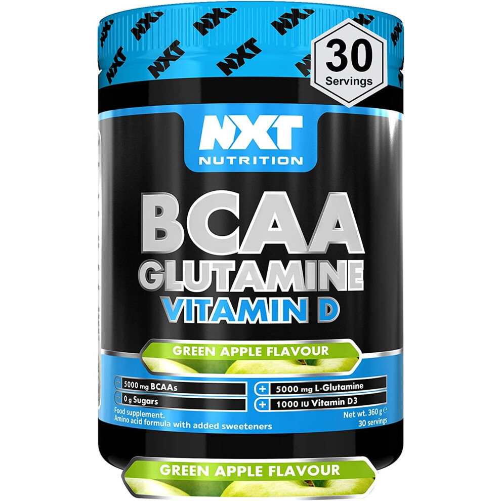 NXT Nutrition BCAA Glutamine Vit D Recovery Training Health Fitness Drink - 792g 