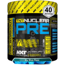 NXT TNT Nuclear Extreme Pre Workout Energy Powder 240g - Icy Blue Razz