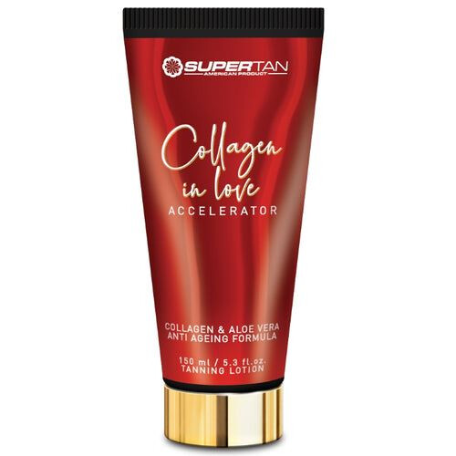 SuperTan Collagen in Love λοσιόν μαυρίσματος, κολλαγόνο και φόρμουλα αλόης βέρα