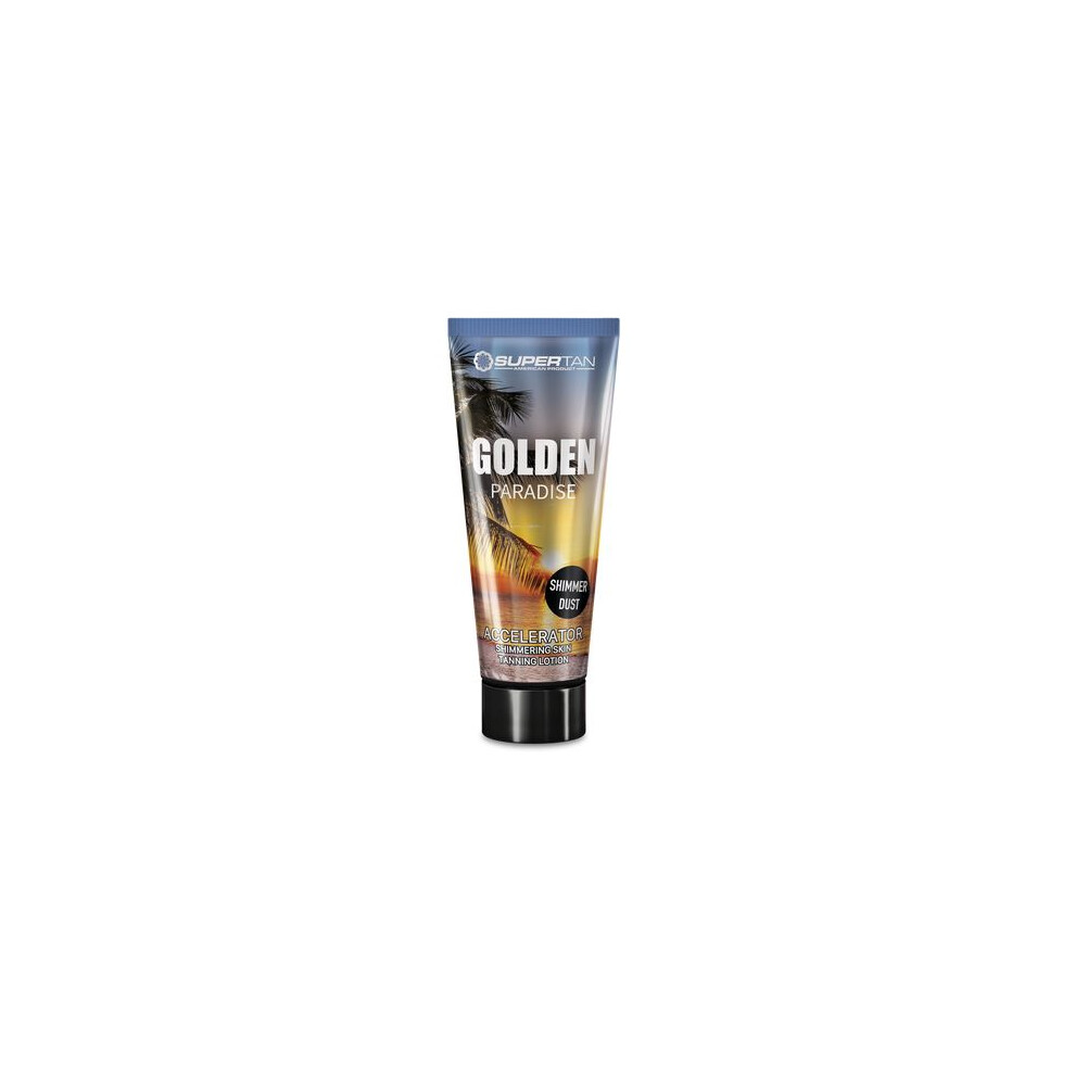 SuperTan Golden Paradise Tanning Lotion Shimmer Dust Accelerator