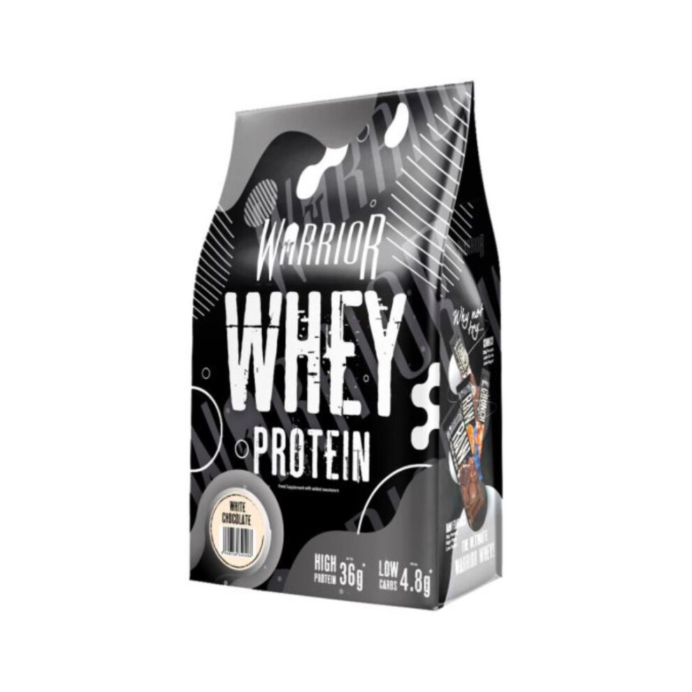 Warrior Whey Protein Powder Muscle Gainer & Nutrition Shake- Chocolate 2Kg White