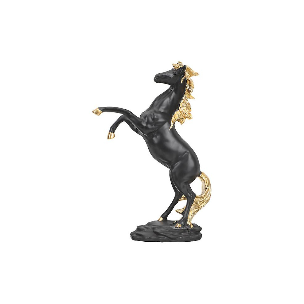 Household Horse Sculpture Decorative Horse Figurine Resin Horse Decor Standing Horse Decoration